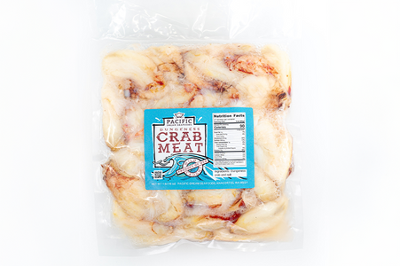 Pacific Dream Seafoods Dungeness crab fry legs vacuum pack front