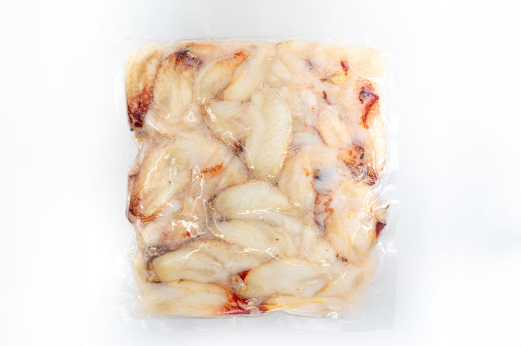Pacific Dream Seafoods Dungeness crab fry legs vacuum pack rear