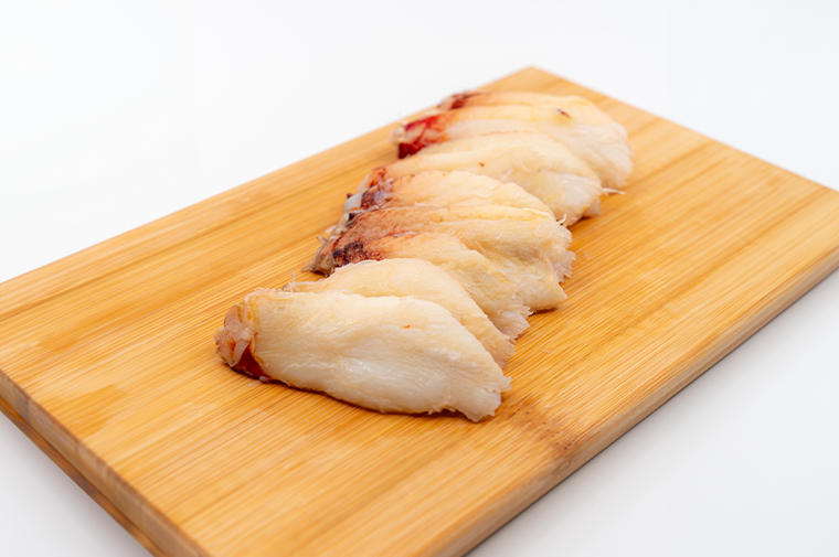 Pacific Dream Seafoods Dungeness crab fry legs on cutting board